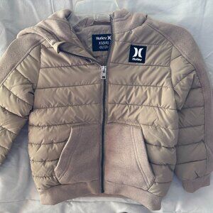 Hurley Boys JACKET beige, size XS 5/6 - like new
